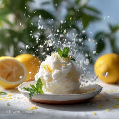 Sorbetto al Limone Ricetta per 6 Porzioni Scheda ricetta