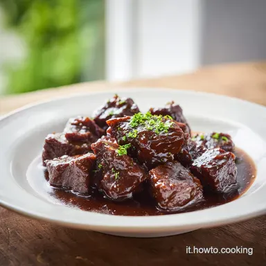 Spezzatino Di Guancia Di Manzo Tenero Scheda ricetta