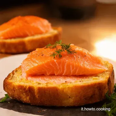Ricette Salmone Affumicato Tartine Sfiziose Pronte in 15 Minuti Scheda ricetta