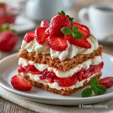 Tiramis&ugrave; Alle Fragole per 4 Persone Scheda ricetta