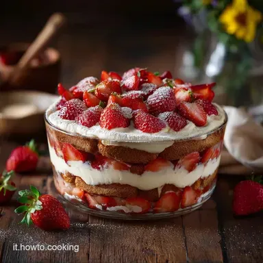 10 Ricette per Tiramis&ugrave; alle Fragole con Mascarpone