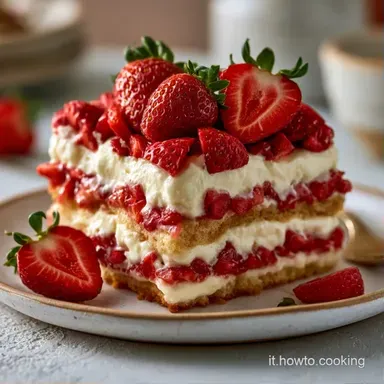 Tiramis&ugrave; Fragole: Ricetta per 6 Persone Scheda ricetta