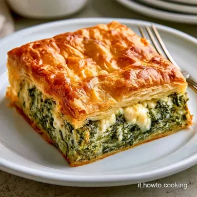 Torta Pasqualina Pasta Sfoglia Croccante Scheda ricetta