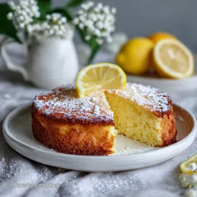 Torta Ricotta e Limone per 9 Porzioni Scheda ricetta