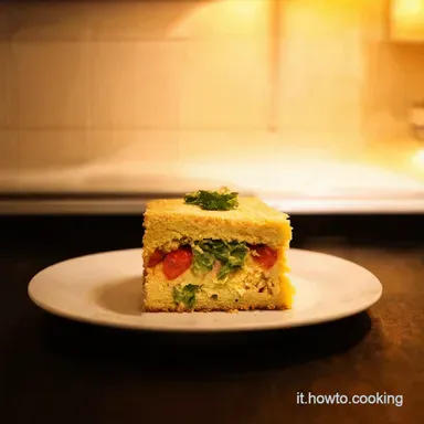 Menu per un Apericena Sfizioso La Mia Torta Salata Arcobaleno Scheda ricetta