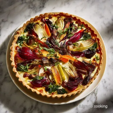 Torta Salata Alle Verdure con Scamorza: 6 Porzioni Scheda ricetta