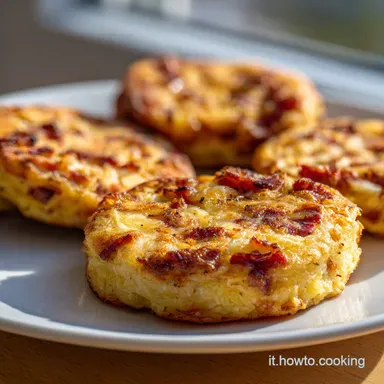 Tortini Patate e Speck con Cuore Filante: Ricetta in 45 Minuti Scheda ricetta