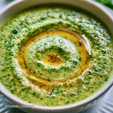 Vellutata Di Zucchine per 4 Persone Scheda ricetta