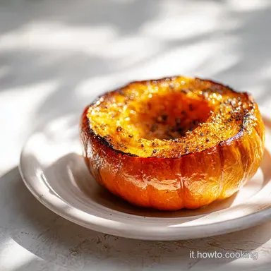 Zucca al Forno: Ricetta con Cottura in 25 Minuti per 4 Persone Scheda ricetta