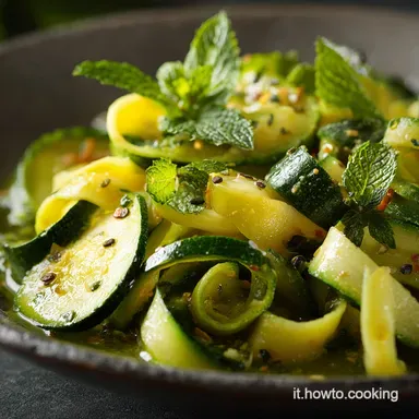 Zucchine alla menta Il contorno estivo leggero pronto in 10 minuti Scheda ricetta