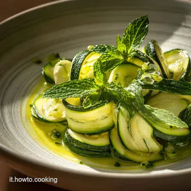 Zucchine alla menta Il contorno estivo light pronto in 30 minuti Scheda ricetta
