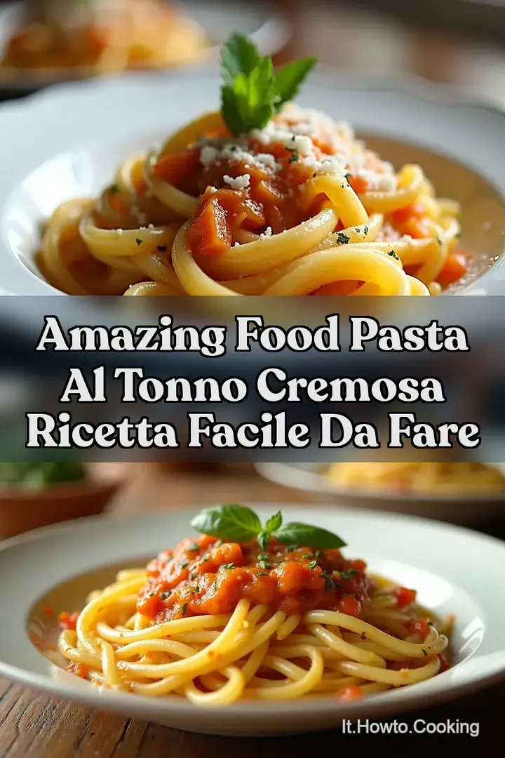 Amazing Food Pasta al Tonno Cremosa Ricetta Facile da Fare