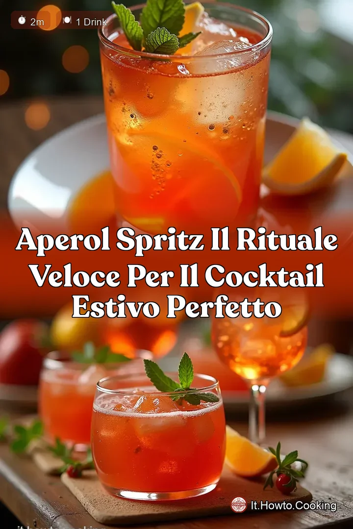 Aperol Spritz Il Rituale Veloce per il Cocktail Estivo Perfetto
