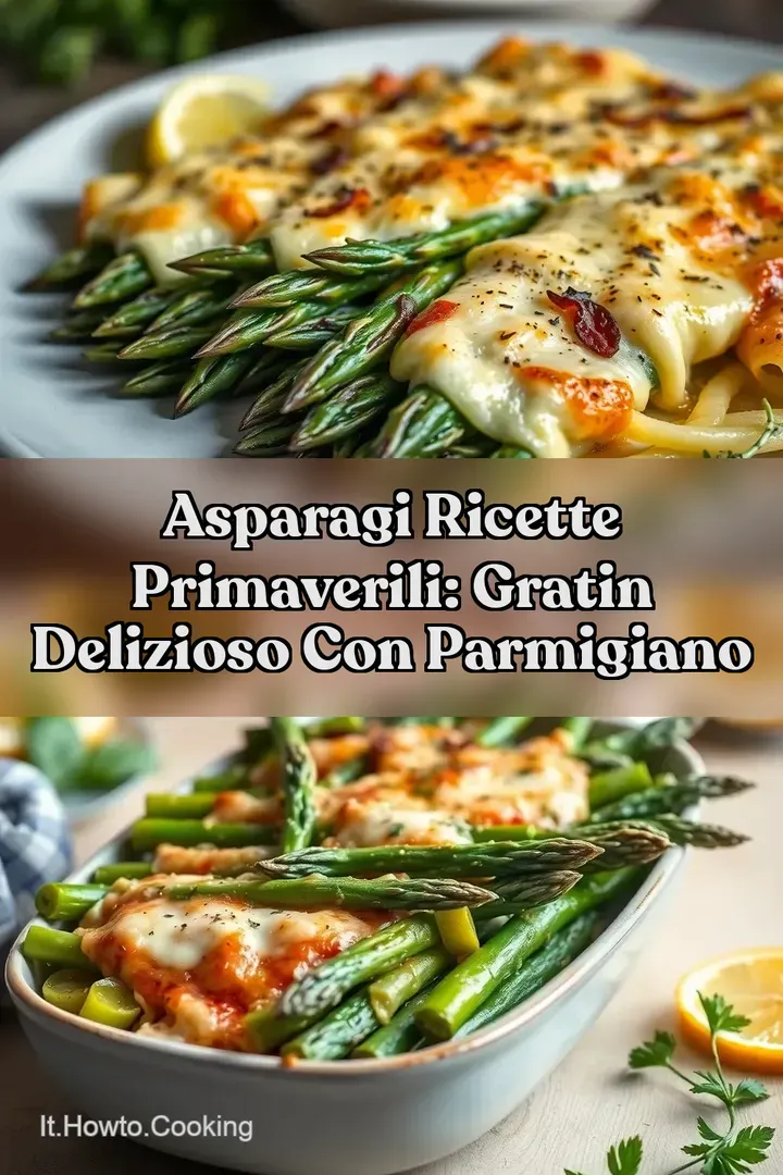 Asparagi Ricette Primaverili: Gratin Delizioso con Parmigiano