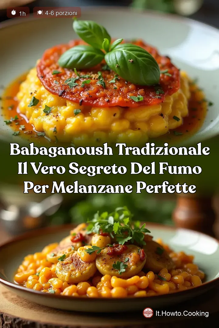 Babaganoush Tradizionale Il Vero Segreto del Fumo per Melanzane Perfette