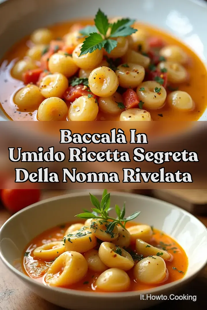 Baccal&agrave; in Umido Ricetta Segreta della Nonna Rivelata