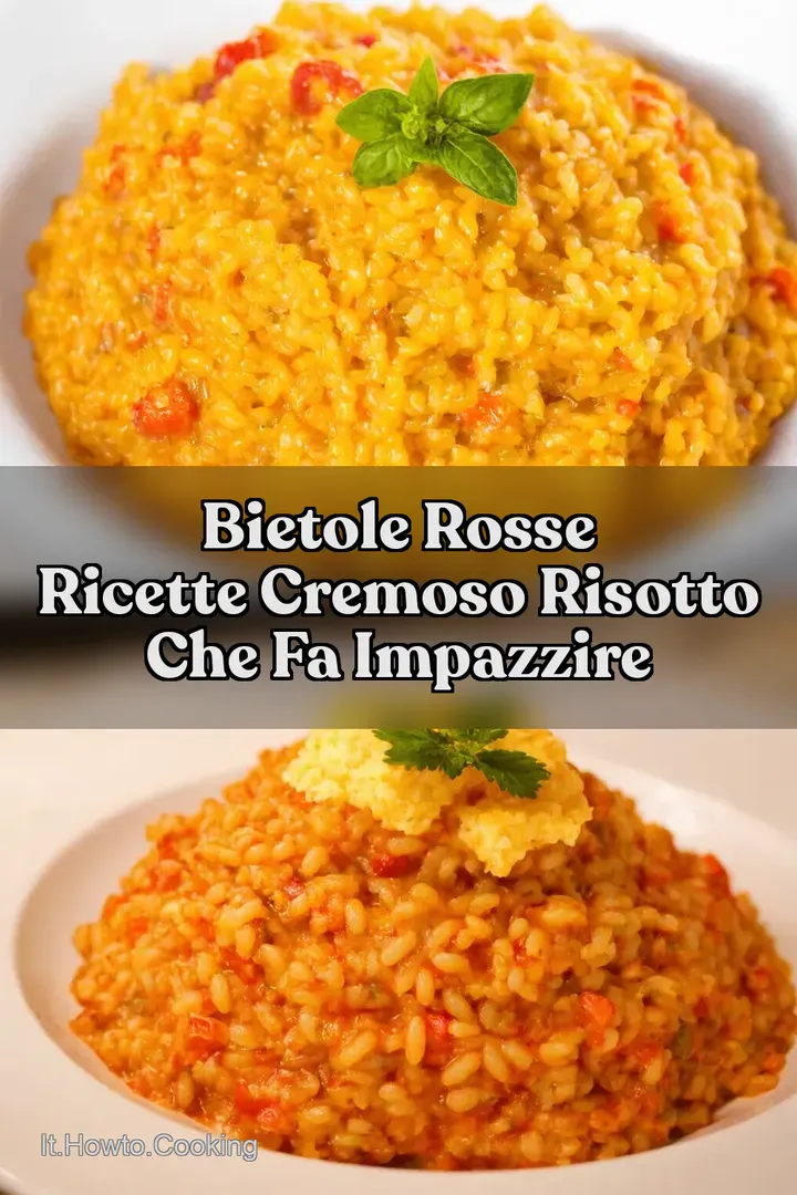 Bietole Rosse Ricette Cremoso Risotto che Fa Impazzire