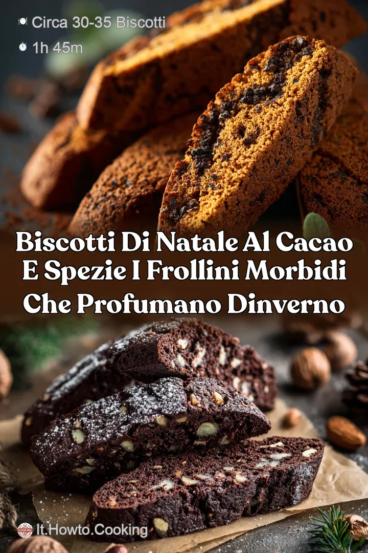 Biscotti di Natale al Cacao e Spezie I frollini morbidi che profumano dinverno
