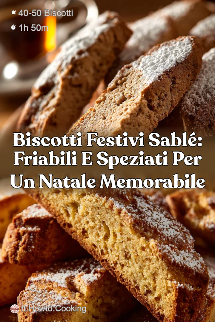 Biscotti Festivi Sabl&eacute;: Friabili e Speziati per un Natale Memorabile