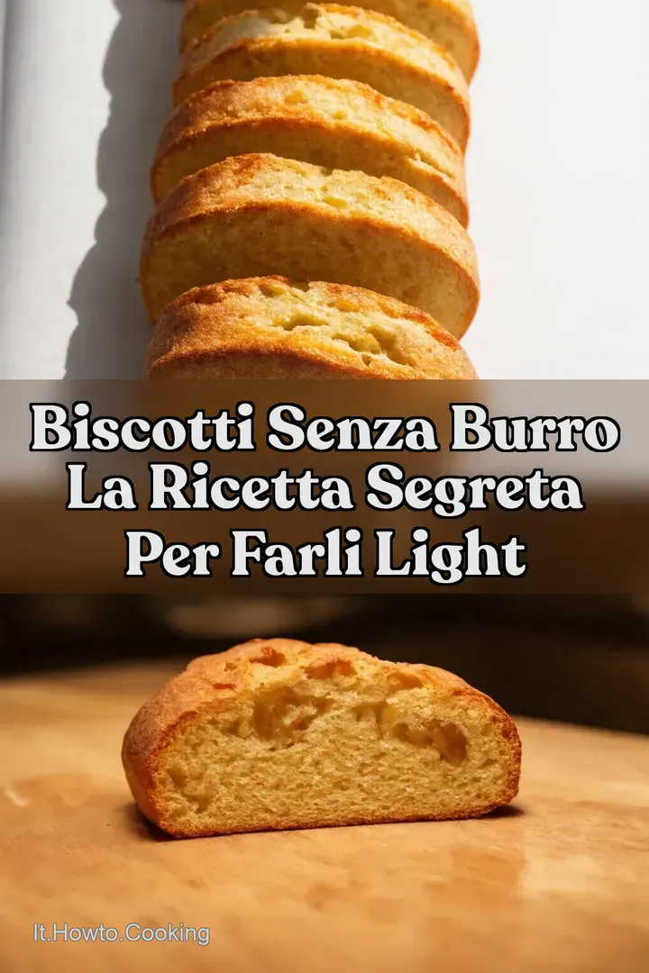 BISCOTTI SENZA BURRO La ricetta segreta per farli light
