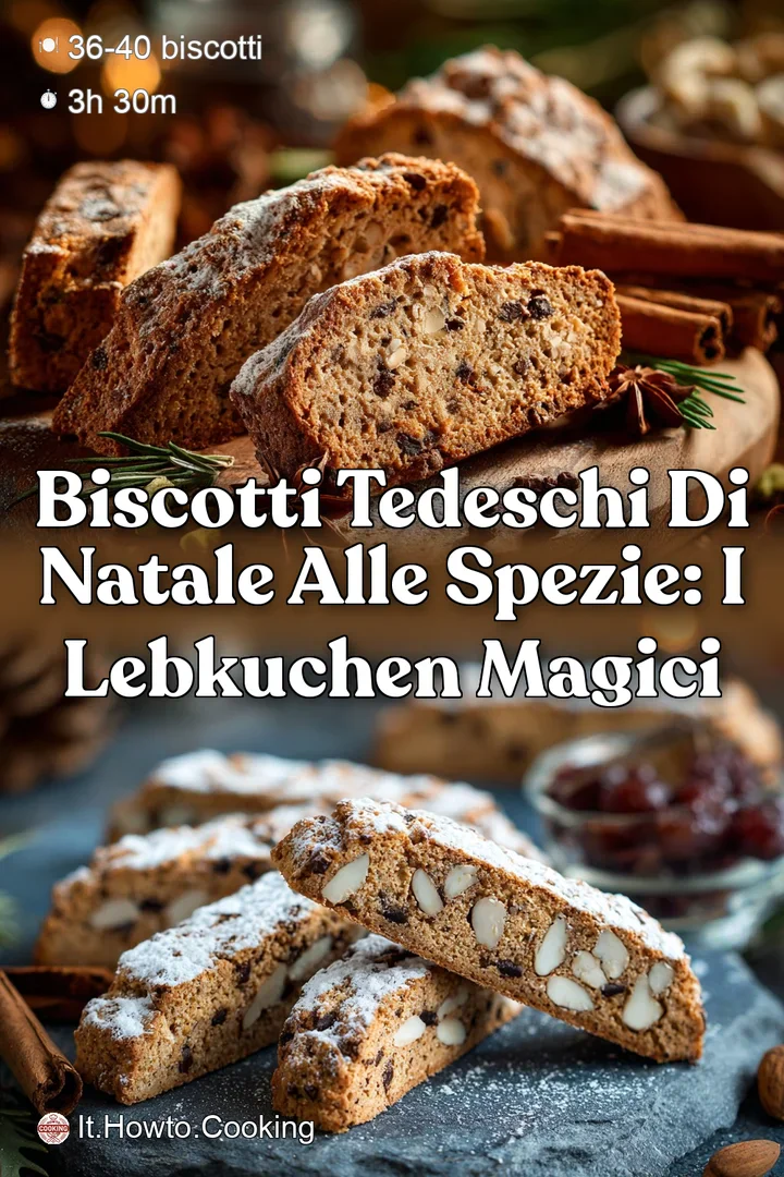 Biscotti tedeschi di Natale alle spezie: I Lebkuchen Magici