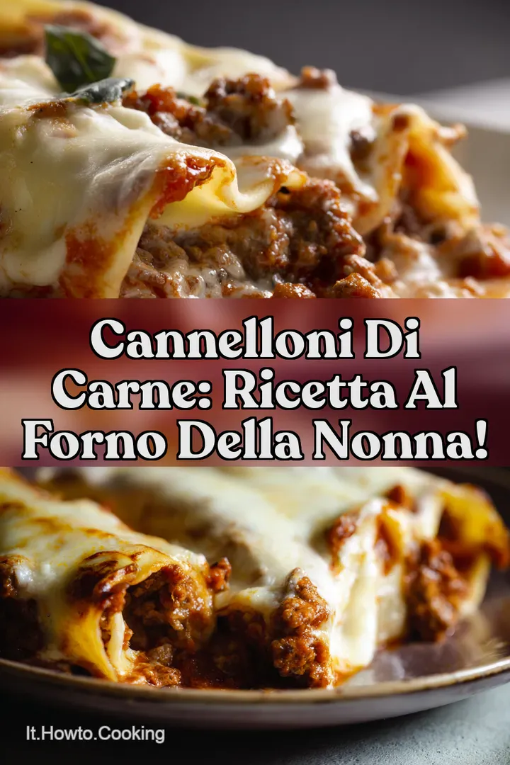 Cannelloni di Carne: Ricetta al Forno della Nonna!