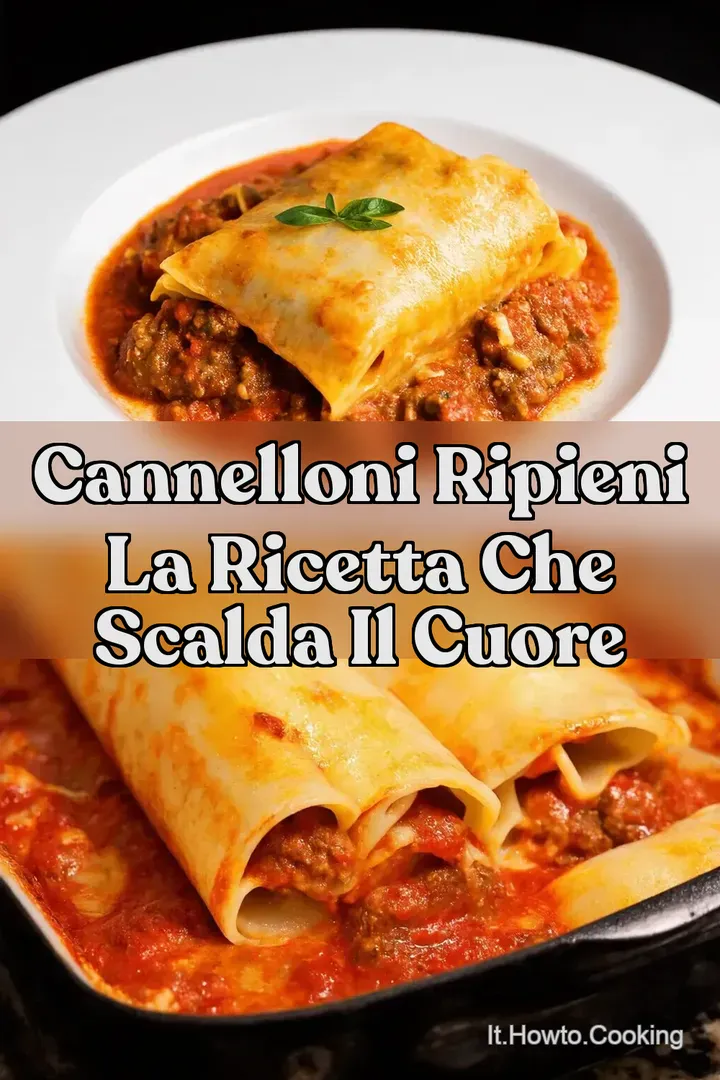 Cannelloni Ripieni La Ricetta che Scalda il Cuore
