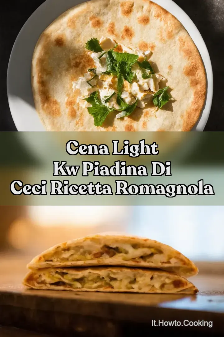 Cena Light kw Piadina di Ceci Ricetta Romagnola