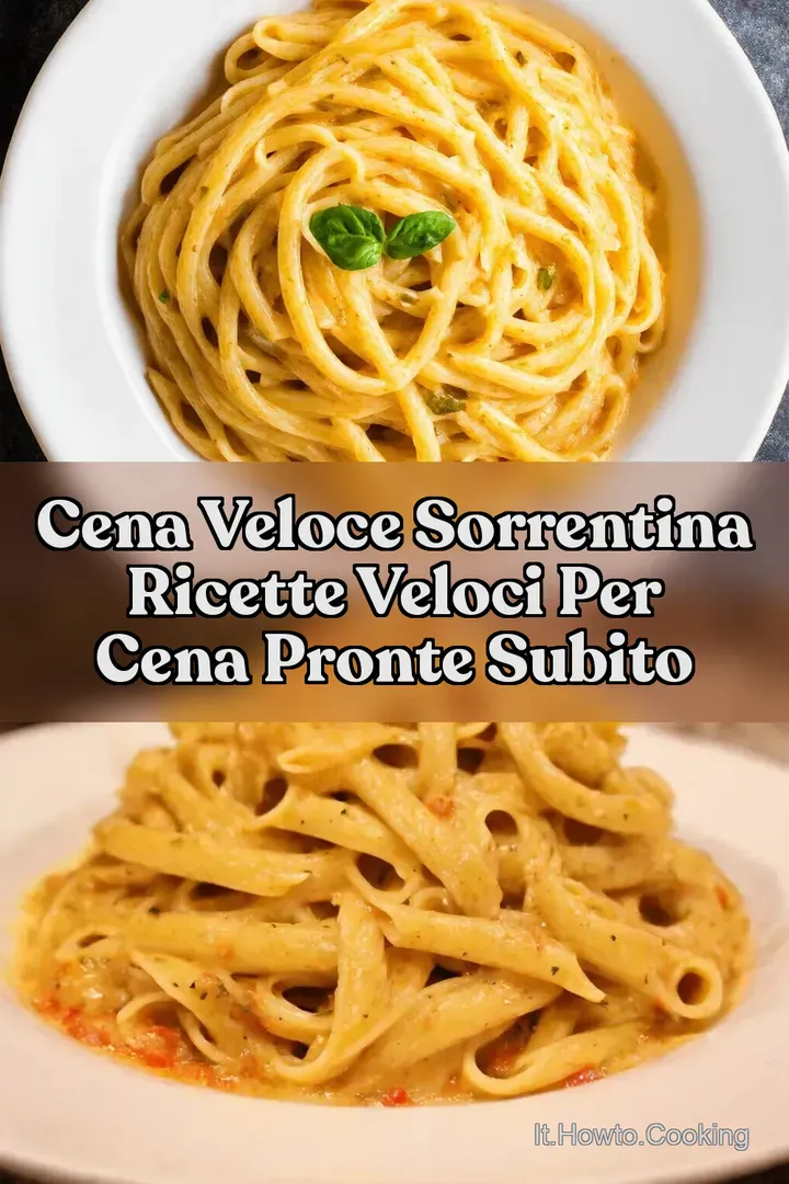 Cena Veloce Sorrentina Ricette Veloci per Cena Pronte Subito