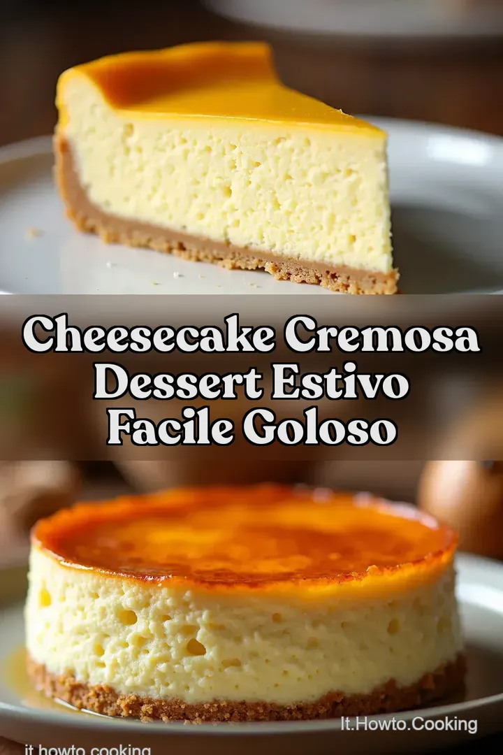 Cheesecake Cremosa Dessert Estivo Facile Goloso