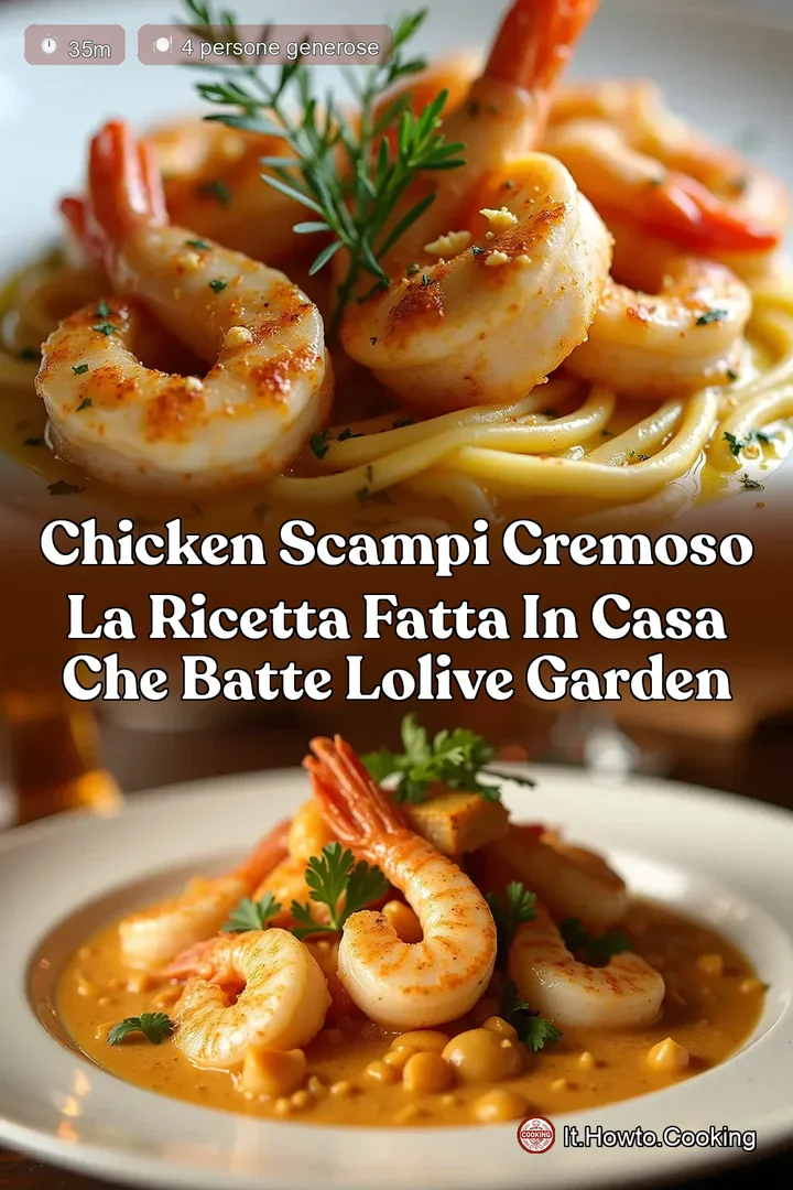 Chicken Scampi Cremoso La Ricetta Fatta in Casa che Batte lOlive Garden