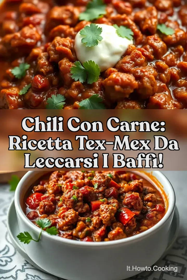 Chili con Carne: Ricetta Tex-Mex da Leccarsi i Baffi!