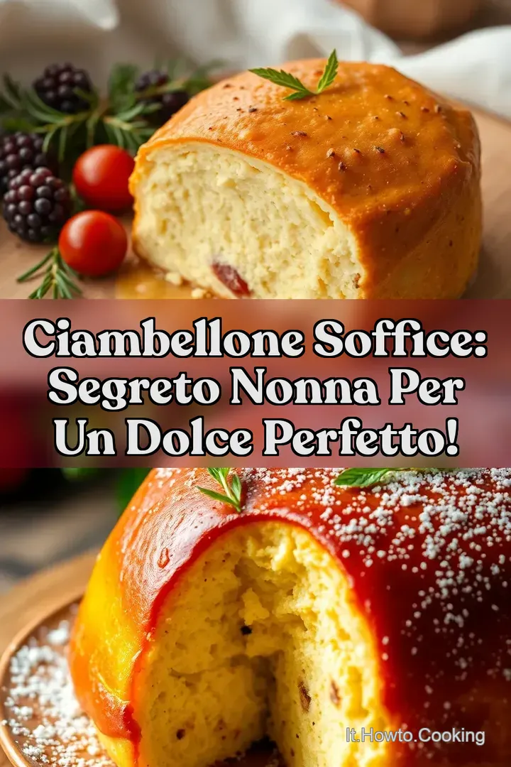 Ciambellone Soffice: Segreto Nonna per un Dolce Perfetto!
