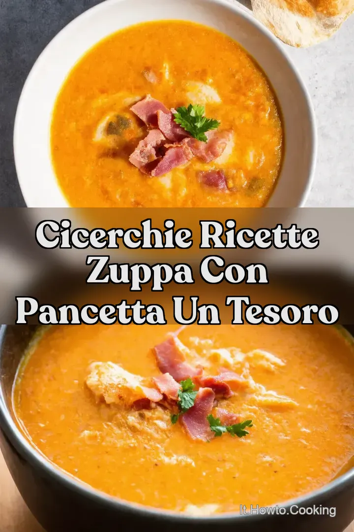 Cicerchie Ricette Zuppa con Pancetta un Tesoro