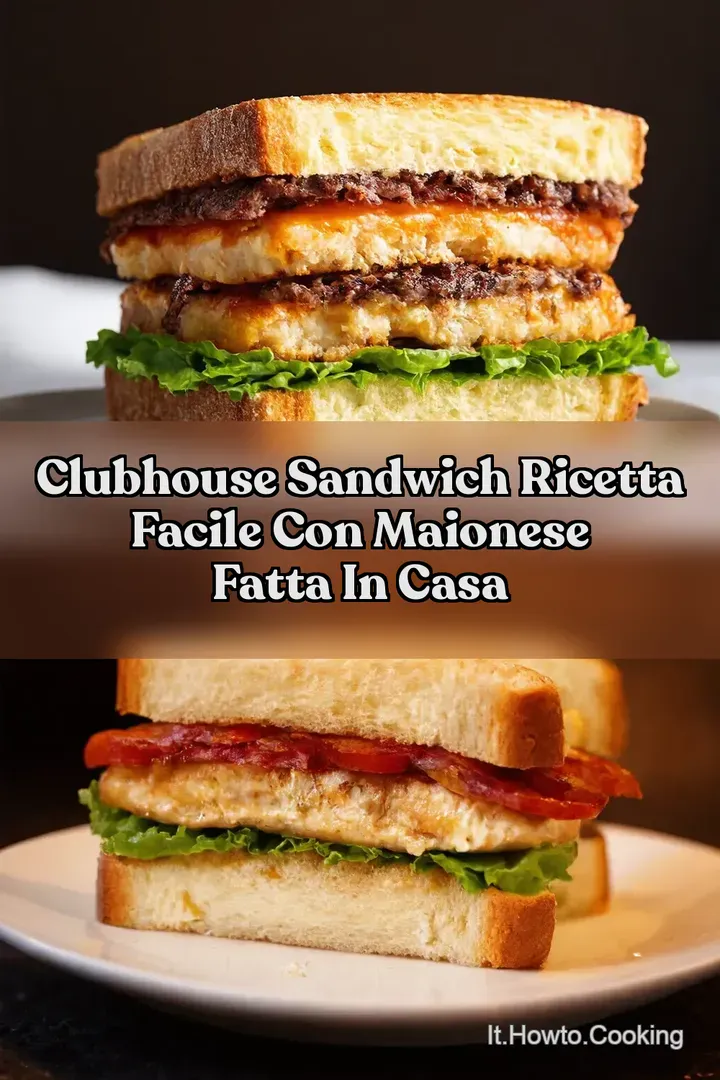 Clubhouse Sandwich Ricetta Facile con Maionese Fatta in Casa