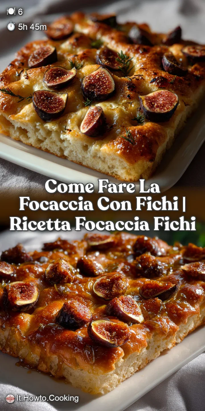 Rustic focaccia topped with caramelized figs, glistening with olive oil, and sprinkled with sea salt flakes.