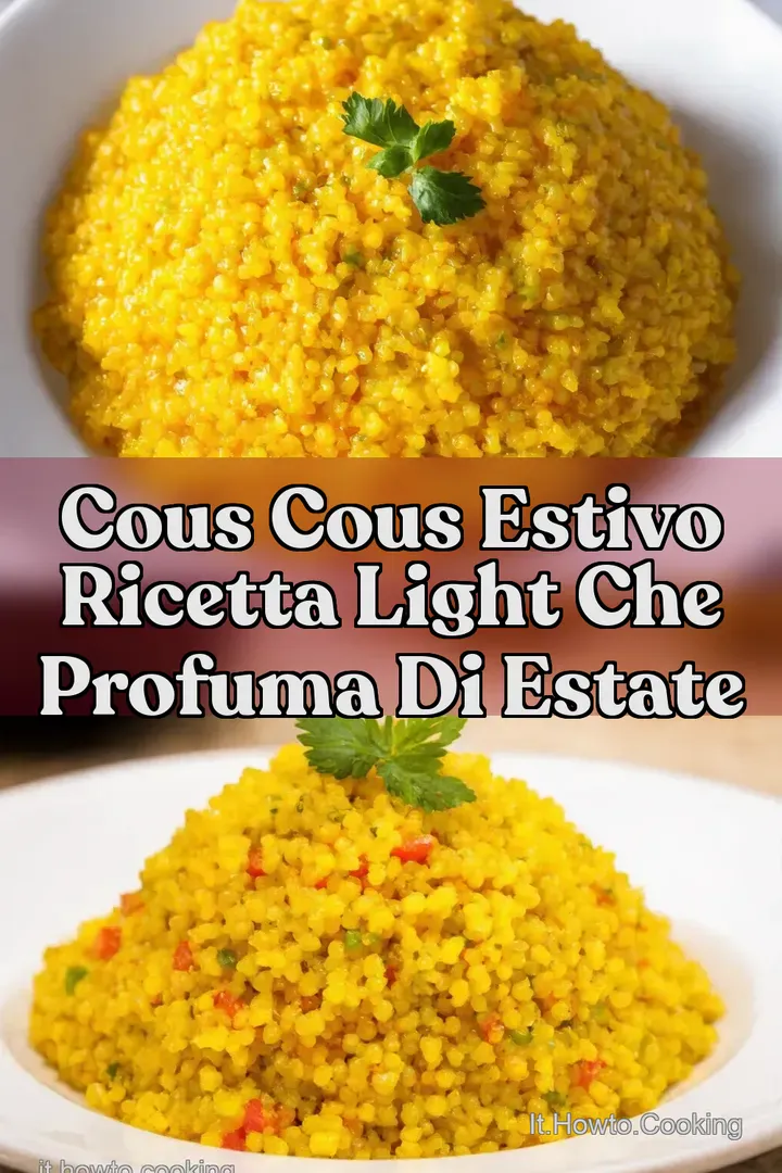 Cous Cous Estivo ricetta light che profuma di estate