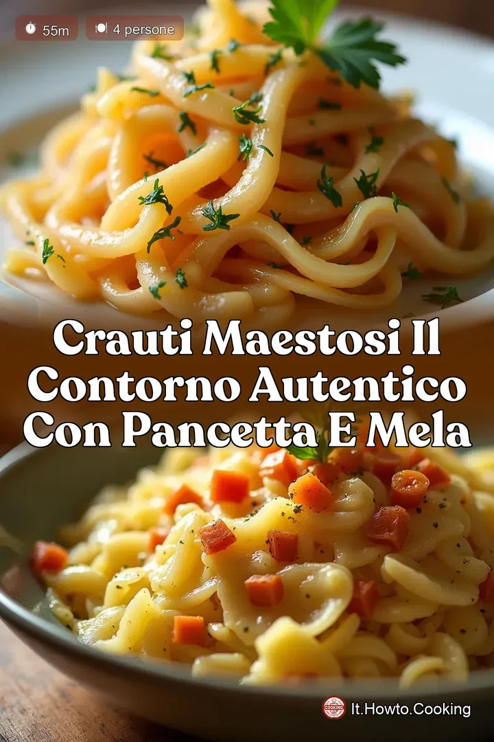 Crauti Maestosi Il Contorno Autentico con Pancetta e Mela