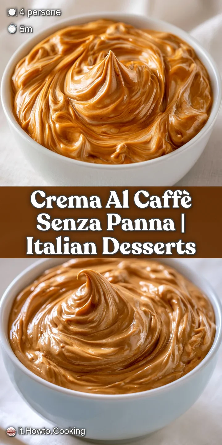Primo piano di una crema spumosa e densa color caramello, con piccole bolle d'aria e una texture liscia e lucida.