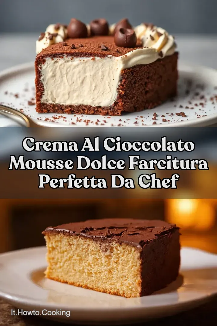 Crema al Cioccolato Mousse Dolce Farcitura Perfetta da Chef