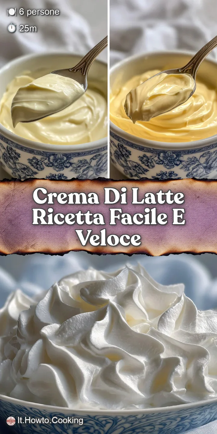 Close-up: Silky smooth Crema di Latte showing creamy texture, with delicate dusting of dark cocoa powder on top.