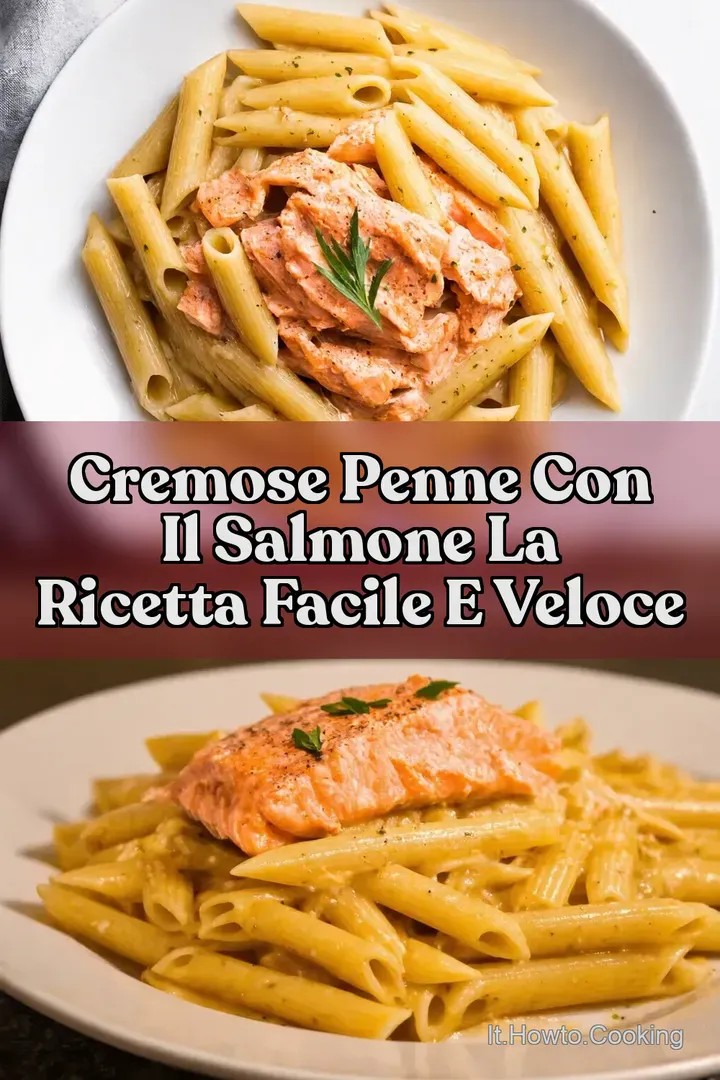 Cremose Penne con il Salmone La Ricetta Facile e Veloce