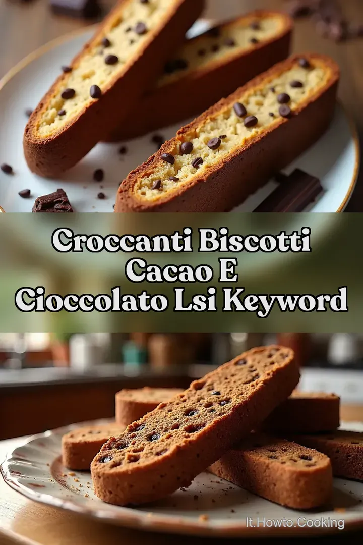 Croccanti Biscotti Cacao e Cioccolato LSI keyword