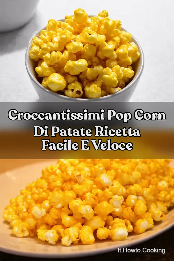 Croccantissimi Pop Corn di Patate Ricetta Facile e Veloce