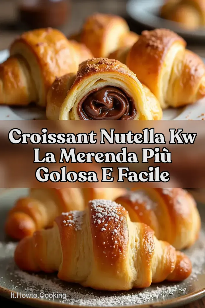 Croissant Nutella kw La Merenda Pi&ugrave; Golosa e Facile