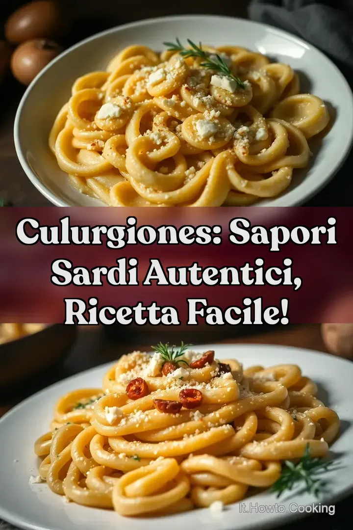 Culurgiones: Sapori Sardi Autentici Ricetta Facile!