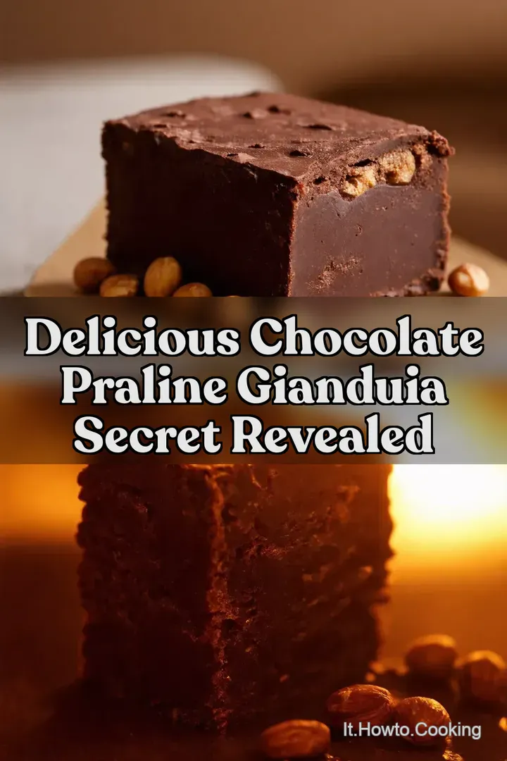 Delicious Chocolate Praline Gianduia Secret Revealed
