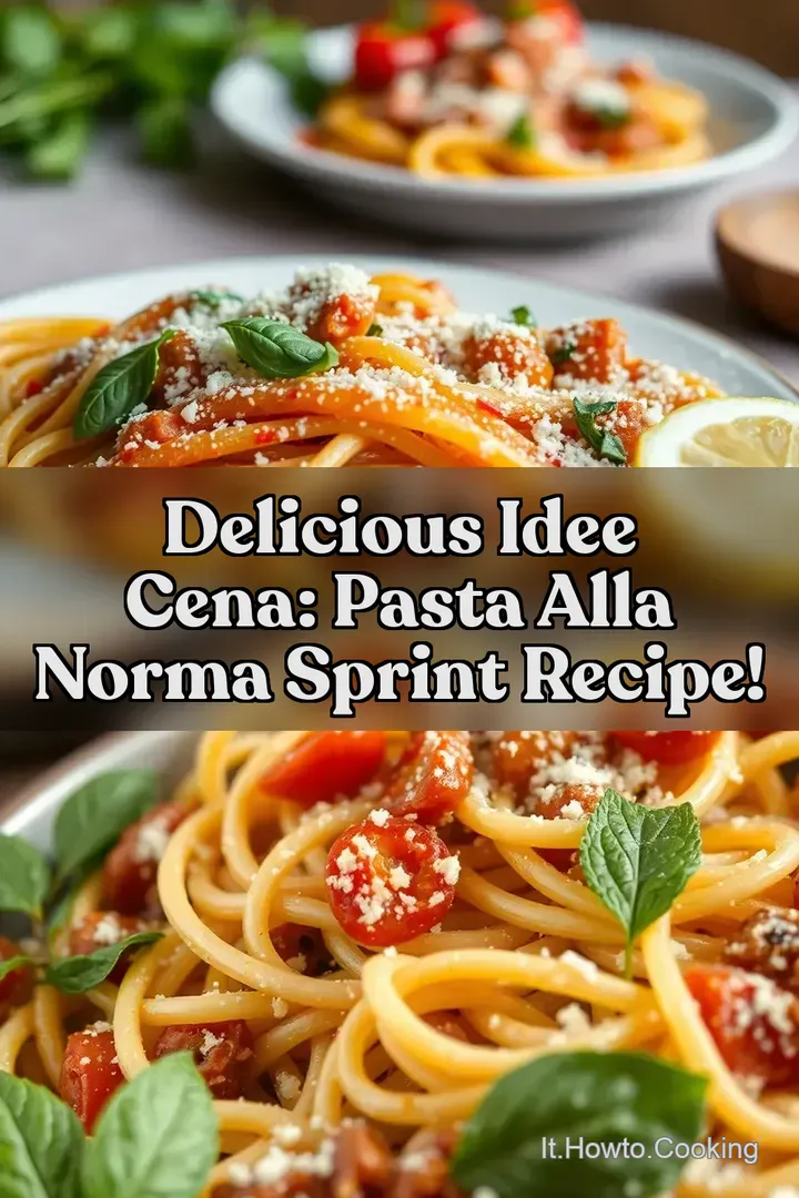 Delicious Idee Cena: Pasta alla Norma Sprint Recipe!
