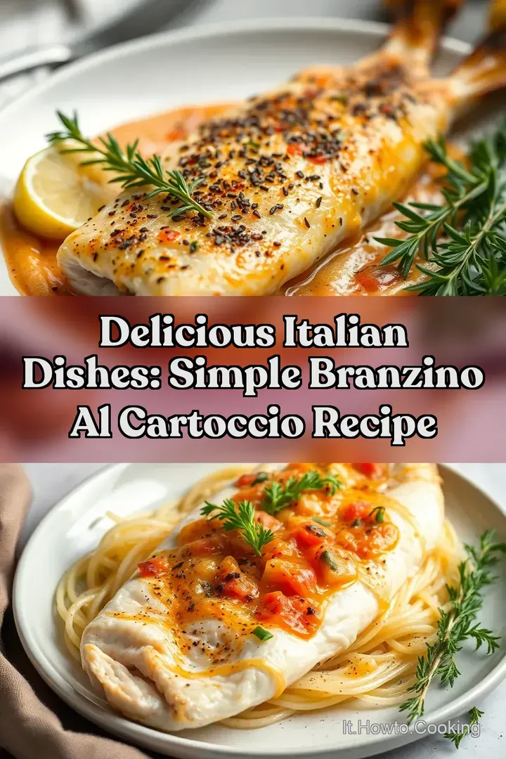Delicious Italian Dishes: Simple Branzino al Cartoccio Recipe