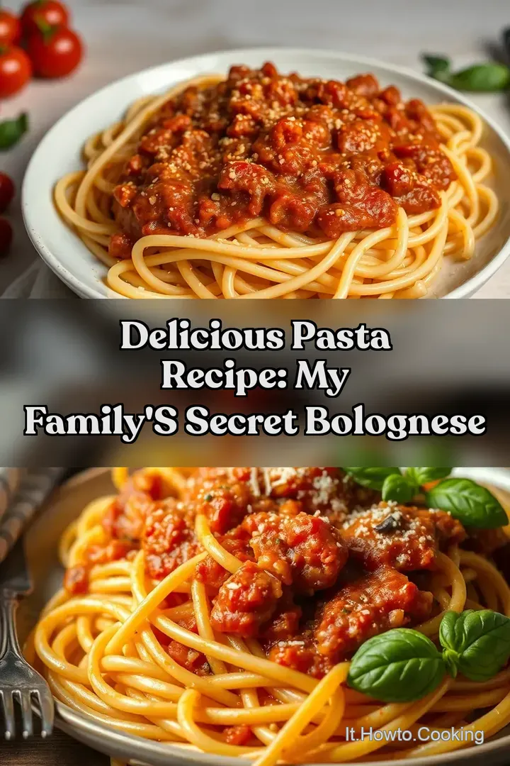 Delicious Pasta Recipe: My Family s Secret Bolognese